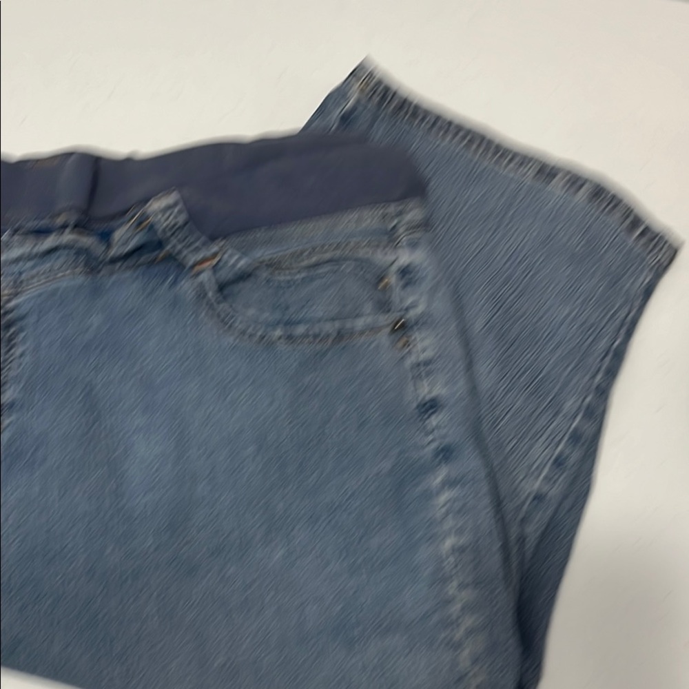 Classic Blue Straight Leg Denim Jeans